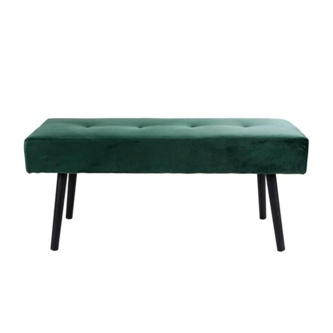 Banquette en Velours Vert - Design scandinave