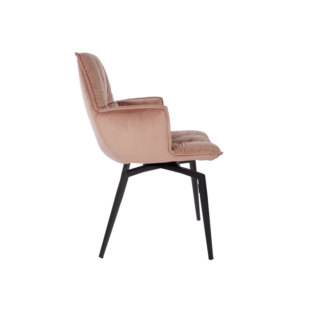 Chaise avec accoudoirs rose SIROCCO