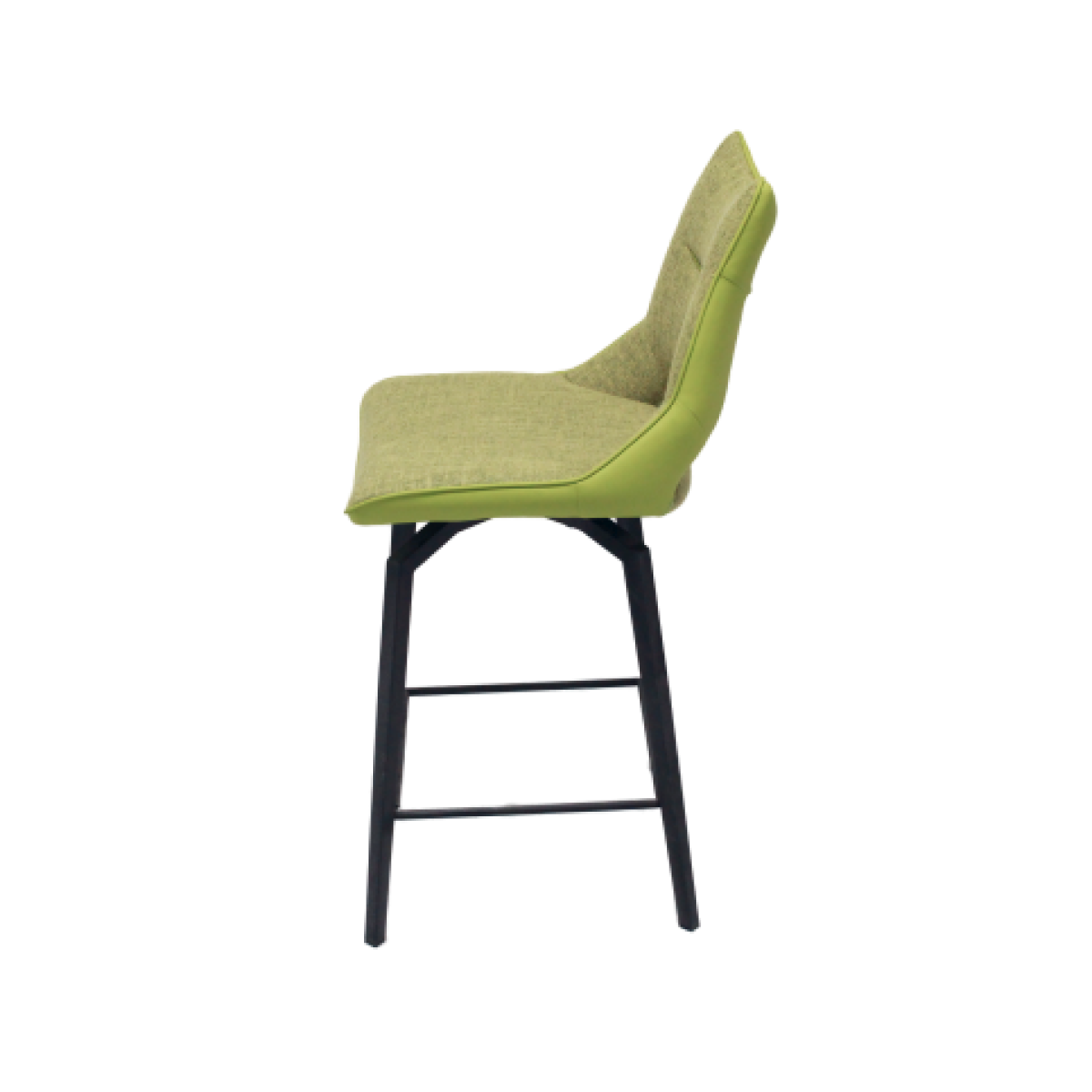 Tabouret de bar vert FURTIF