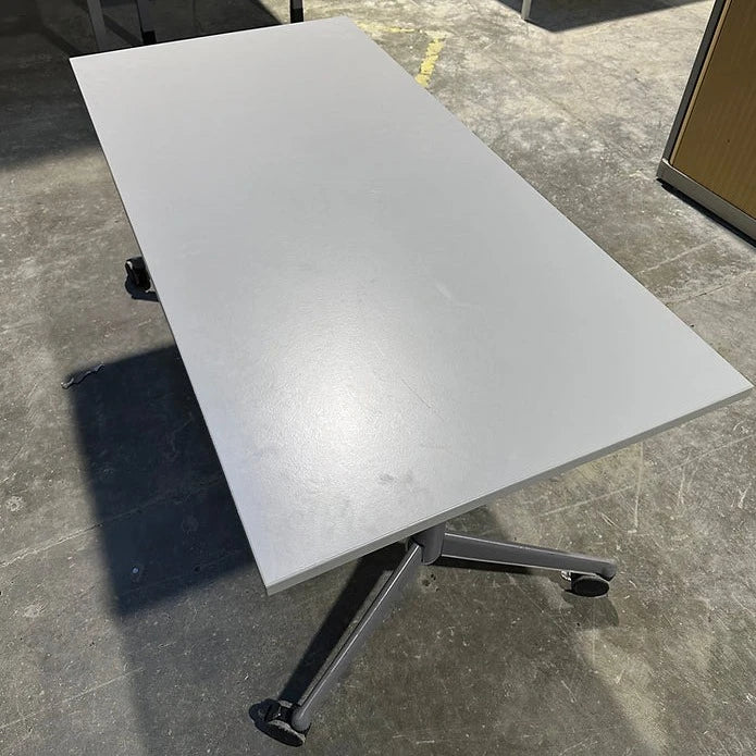 Lot de 2 tables basculantes à roulettes Werndl