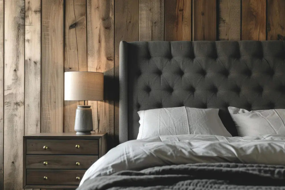 Comment décorer une chambre en bois et noir ?