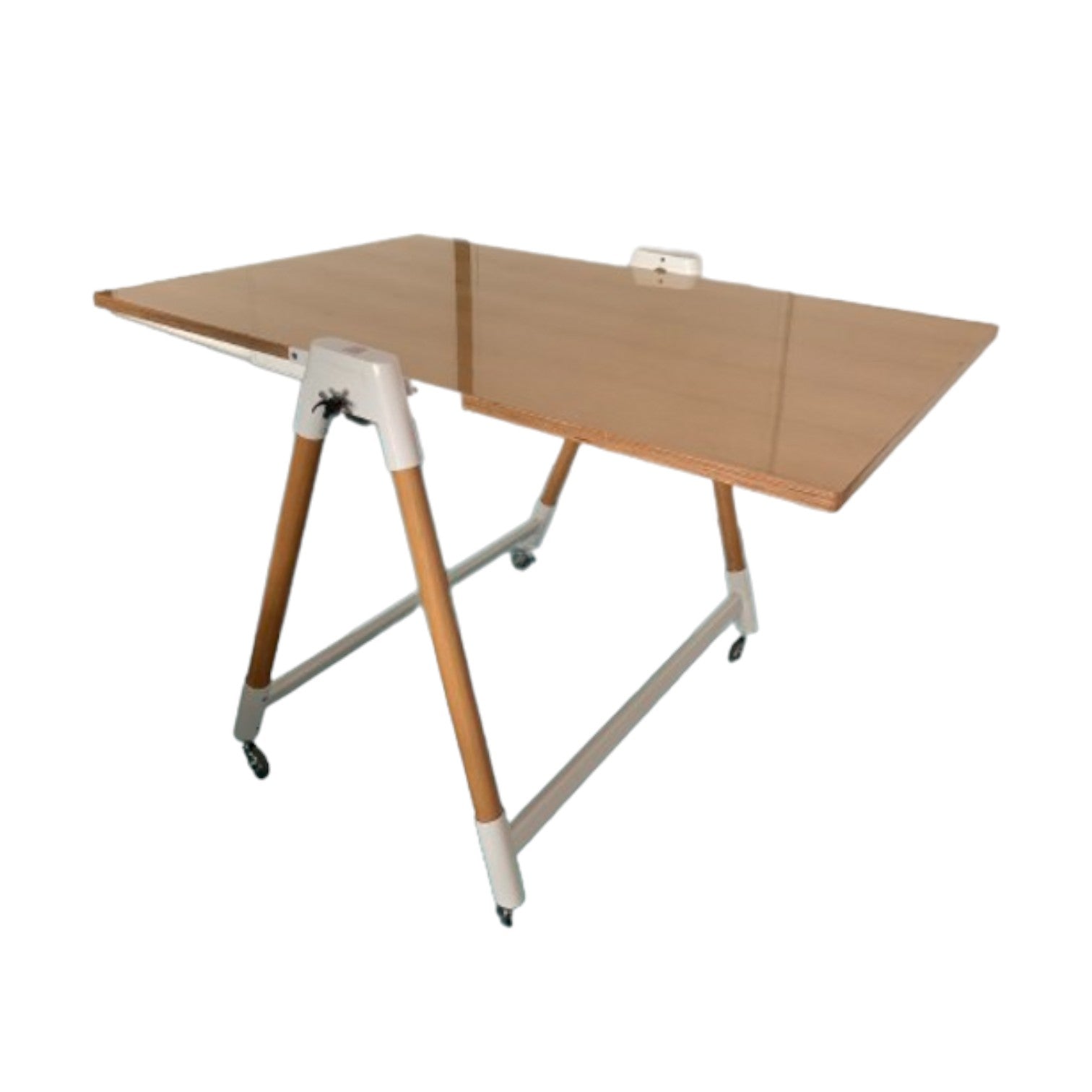 Table haute 2 en 1, surface Velleda