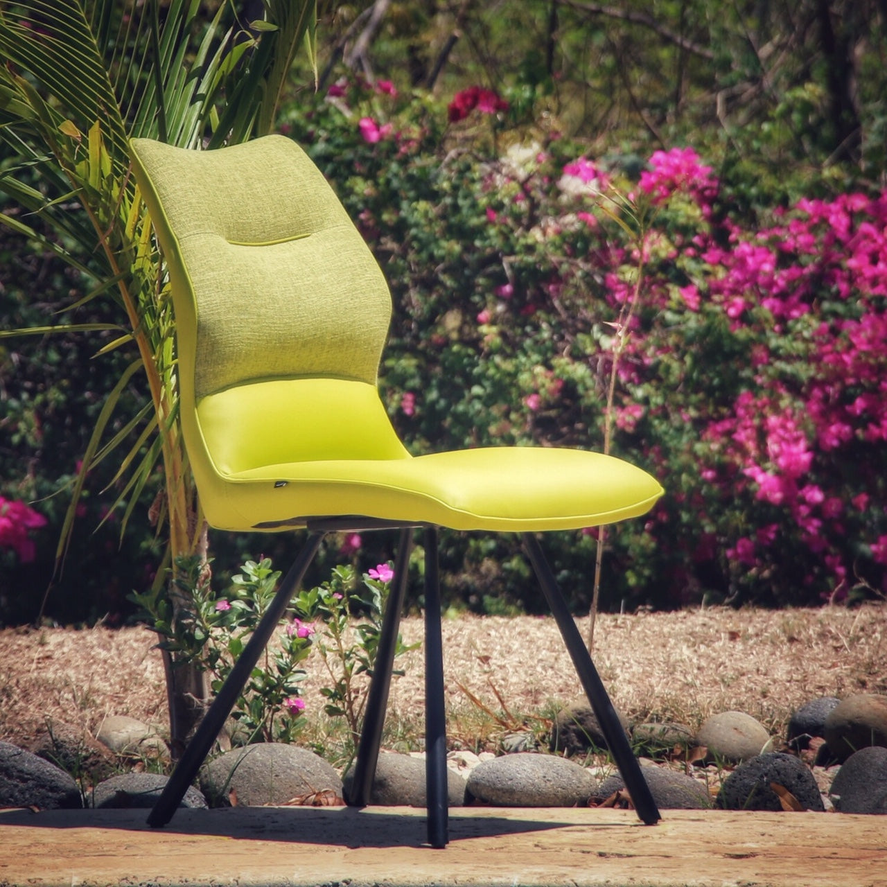 Chaise verte LINKY