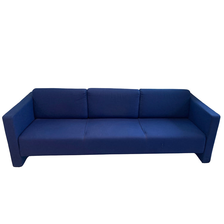 Canapé en tissu bleu